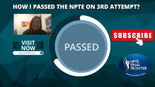 How I Passed my NPTE on 3rd attempt [upl. by Gnivri]