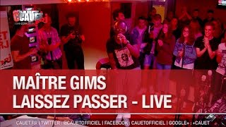 Maître Gims  Laissez passer  Live  C’Cauet sur NRJ [upl. by Atin]