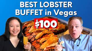 99 Las Vegas Buffet All You Can Eat Lobster and Prime Rib at the M Resort Steakhouse [upl. by Skipper]