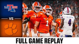 Louisiana Tech vs Clemson Full Game  2022 ACC Football [upl. by Marb]