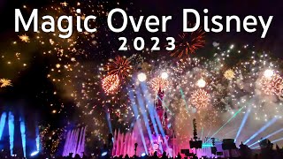 4K Magic Over Disney  Disney Bonfire 2023  Disneyland Paris [upl. by Dwayne536]