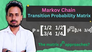 Markov Chain 01 Transition Probability Matrix with Examples  Engineering Mathematics [upl. by Elrebma]