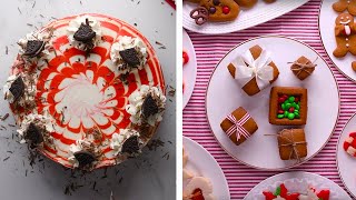 Festive Red Velvet Cheesecake and Other Holiday Recipes  Easy Dessert Recipe Ideas by So Yummy [upl. by Romney]