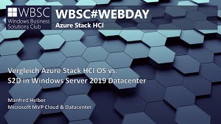 Vergleich Azure Stack HCI OS vs S2D in Windows Server Datacenter [upl. by Ydeh]