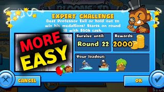 How to Beat The New Professor Evil Challenge Expert Challenge Week 38 Round 22 More Easy 🐵 [upl. by Ahsimak]