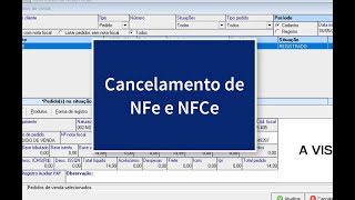 Cancelamento de NFe e NFCe [upl. by Nico347]