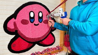 ASMR Rug Tufting  Kirby Rug Start To Finish [upl. by Notsla487]