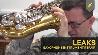 Leaks Saxophone Instrument Repair [upl. by Lebasy832]