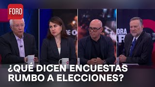 ¿Cómo van las encuestas rumbo a las elecciones presidenciales de México  Es la Hora de Opinar [upl. by Talyah901]