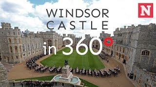 Windsor Castle 360° Video Of The British Royal Family Home [upl. by Aleahcim295]