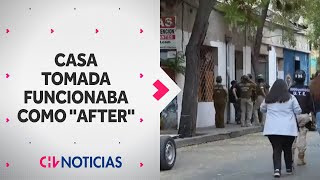 DESALOJAN CASA TOMADA en Barrio Brasil donde hacían largas fiestas entre semana  CHV Noticias [upl. by Yacov922]