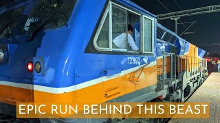 EPIC RIDE right behind WDG4 12992  SOUNDS Unlimited  LHF Crazy Journey  TKD DLS  Indian Railways [upl. by Lyssa]