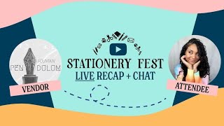 Yoseka Stationery Fest Recap  Chat amp Haul Sneak Peak  LIVE [upl. by Krystyna306]