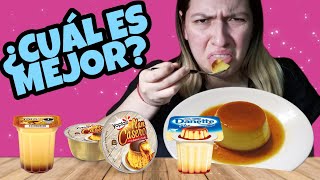 🍮¿Cuál es el mejor flan del supermercado 🍮 LALA DANONE YOPLAIT [upl. by Arrak]