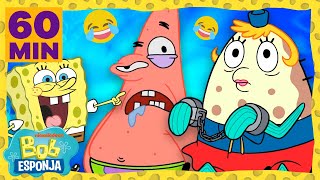 Bob Esponja  ¡Lo MEJOR de Bob Esponja Temporada 2 Parte 3🧽  60 MINUTOS  Bob Esponja en Español [upl. by Wandy]