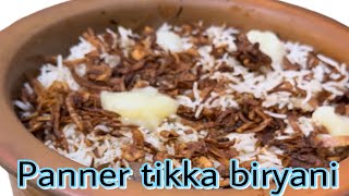 Paneer tikka biryani  paneer tikka dum biryani  cooking classes in delhi 9818521652  biryani [upl. by Ingold]