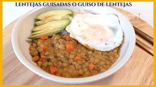 Cómo hacer unas LENTEJAS ESPESAS y Deliciosas  Prepara un Almuerzo completo y económico [upl. by Ayitahs817]