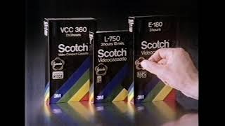 Scotch Video Tape UK Advert 1984 [upl. by Airlie]