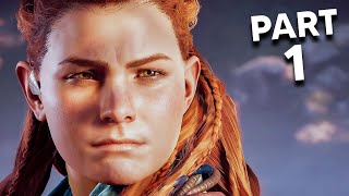 HORIZON ZERO DAWN Walkthrough Gameplay Part 1  Intro FULL GAME [upl. by Seigel]