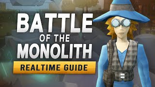 RS3 Battle of the Monolith 100 – Realtime Quest Guide [upl. by Amoeji]