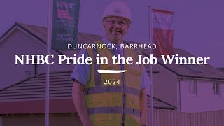 Taylor Wimpey  NHBC Pride in the Job Winner at Duncarnock Barrhead [upl. by Pierre]