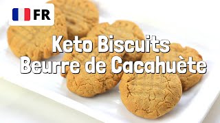 Recette Cétogène Biscuits au Beurre de Cacahuète En français [upl. by Brigid]