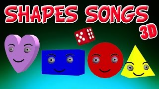 The Shapes Song  Shapes for children  Learn Shapes  Shapes Song Collection [upl. by Lambart]