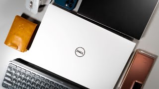 Dell XPS 15 9510 Artic White Unboxing and Impressions [upl. by Ecnarf]