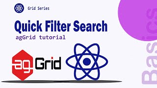 React AgGrid Tutorial Effortless Data Filtering and Instant Results  Codenemy Tutorial [upl. by Ordnael]