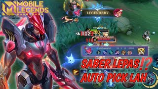 Build Tersakit SABER Roam Patch Terbaru‼️mlbb mobilelegends mlbbcreatorcamp sabergameplay [upl. by Earb]