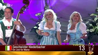 Geschwister Niederbacher  Ein Lied für Mama  HQ  Grand Prix der Volksmusik 2010 [upl. by Lemahs408]