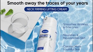 MOOYAM Neck Cream 50ml Removal of Neck Lines Lifting and Firming Polypeptide Retinol Collagen [upl. by Aeynod]