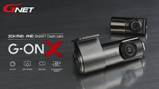 GNET GONX 2CH FHDFHD DASH CAM [upl. by Ahsimac]