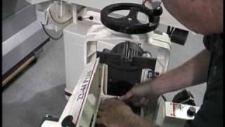 How to Change the Sandpaper on a Jet 2244659006K Drum Sander [upl. by Rezal]