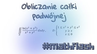 Obliczanie całki podwójnej mathflash [upl. by Airelav741]