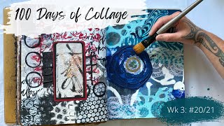 Unlocking the Secrets of Collage Art It’s All About the Layers  100 Days of Collage 2021 [upl. by Nats]