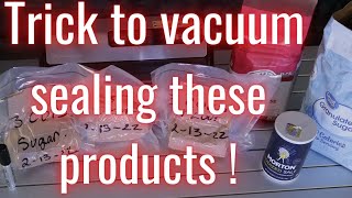 HOW TO VACUUM SEAL DRY GOODS FOR LONG TERM STORAGE [upl. by Suoiradal]