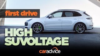 2018 Porsche Cayenne eHybrid review First drive [upl. by Romola]