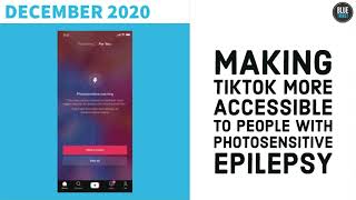 Making TikTok More Accessible to People With Photosensitive Epilepsy [upl. by Olivann916]