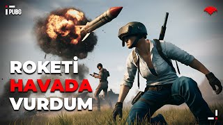 ROKETİ HAVADA VURDUM EFSANE ERANGEL MAÇI PUBG [upl. by Reham158]