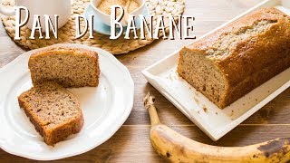 Pan di Banane  Banana Bread Recipe  Ricetta Dolce Facile e Veloce  55Winston55 [upl. by Siwel]