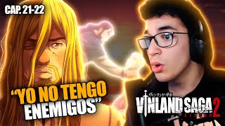 VINLAND SAGA 2 CAPITULO 21 Y 22  LOS 100 GOLPES  REACCION [upl. by Annissa738]