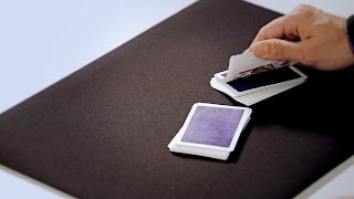 How to Do the Tabled Riffle Shuffle  Magic Card Flourishes [upl. by Strickland263]