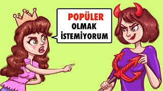 Annem Beni Okulda Popüler Kız Yaptı Ve Bu Da Hayatımı Mahvetti [upl. by Cerell]