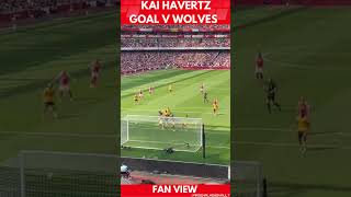 🔴 KAI HAVERTZ GOAL vs WOLVES arsenal football footballnews premierleague shorts fanview [upl. by Alves]