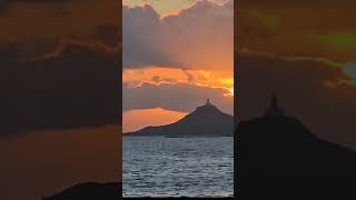 CORSE  Un spectacle saisissant les couchers de soleil sur les îles Sanguinaires [upl. by Jehius]