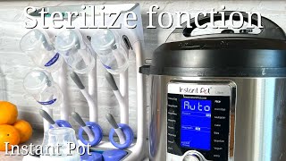 How to sterilize with the Instant Pot [upl. by Raskin]