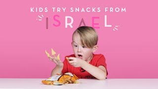 Kids Try Snacks from Israel  Kids Try  HiHo Kids [upl. by Mckay926]