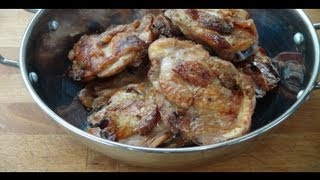 How to Make Yogurt Marinated Roasted Chicken Thighs  The Frugal Chef [upl. by Kealey]