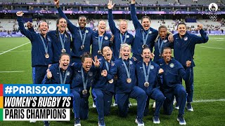 USA Take Bronze in womens Rugby 7s🏉  Paris Champions [upl. by Reiche110]